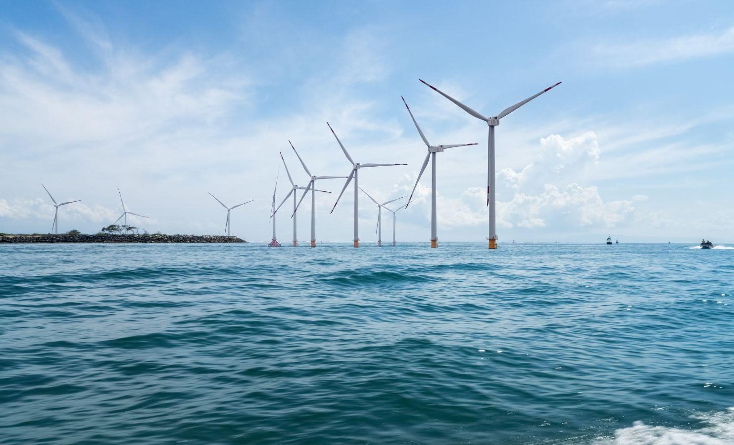 Wind farm ocean